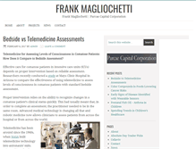 Tablet Screenshot of frankmagliochetti.info